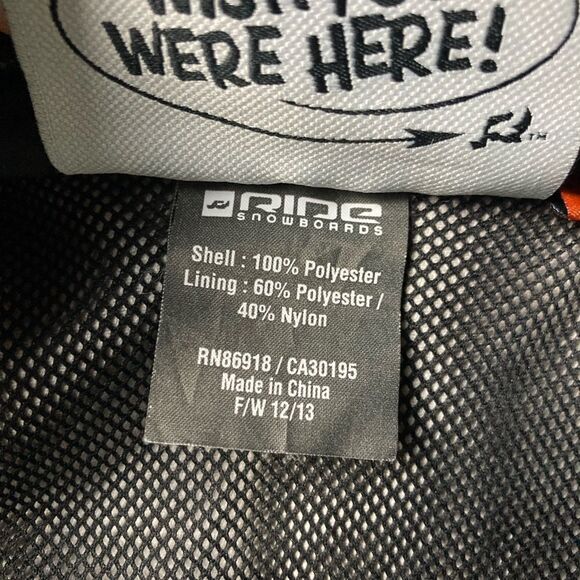 Ride Snowboarding Jacket Woman’s Size S Shred Gear Camo - Picture 12 of 14